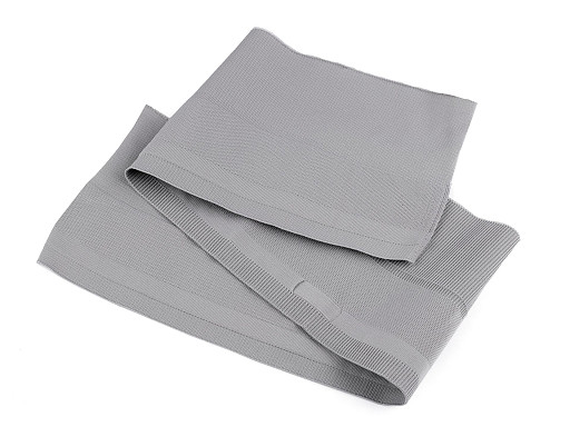 Fascia estensibile in maglia, a costine, per vita, dimensioni: 14 x 90 cm