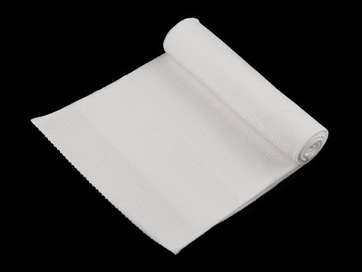 Bord-côte élastique en coton pour manches, largeur 14 cm