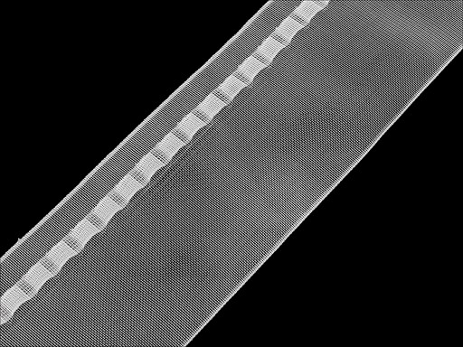 Záclonovka šíře 10 cm s poutky