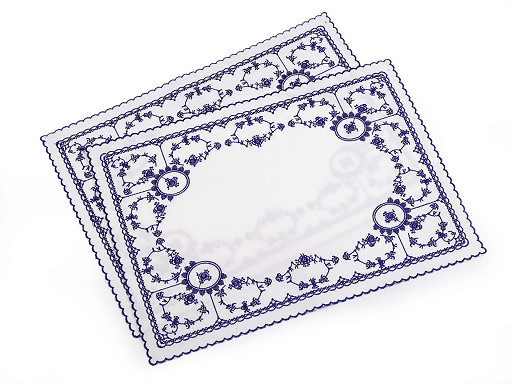 Tovagliette ricamate, dimensioni: 32 x 45 cm