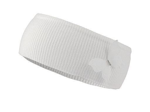 Cotton headband for baby with decoration
