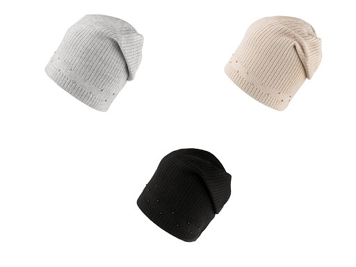 Зимна шапка за жени/момичета с перли Lamblook