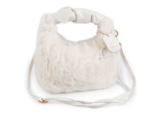 Borsa in pelliccia, dimensioni: 24 x 21 cm