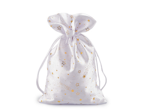 Karácsonyi ajándék zsákocska csillag 15x24 cm