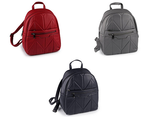 Zaino da donna, trapuntato, dimensioni: 35 x 32 cm