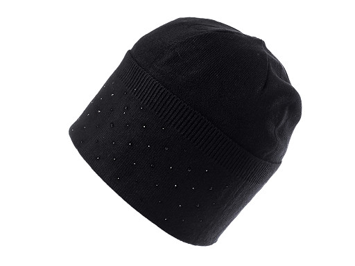 Căciulă de damă cu strasuri