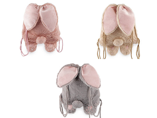 Gyerek plüss hátuzsák nyuszi25x27 cm