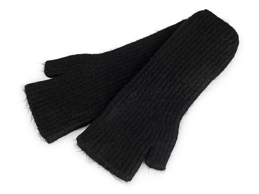 Dámské pletené rukavice bezprsté Dámské pletené rukavice bezprsté