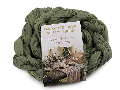 Mačkaný běhoun ve stylu boho pro svatby a oslavy 0,5x3 m