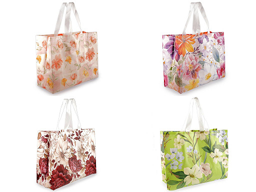 Sac à fleurs grand format en non-tissé laminé, 50 x 40 cm