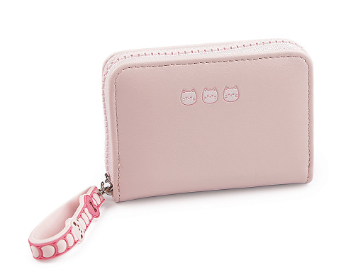 Portmonetka dziewczęca 8x11 cm koty 