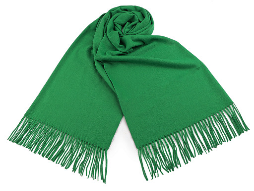 Šátek / šála typu pashmina s třásněmi 70x185 cm