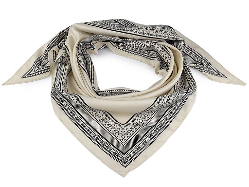 Satin scarf 65x135 cm