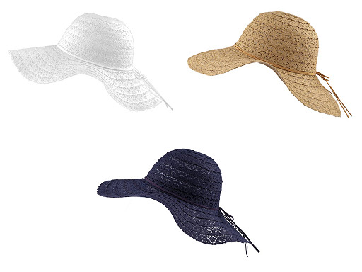 Dámsky letný klobúk čipkový