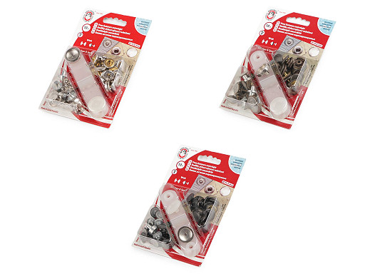 Knoflíky stiskací s pérkem Wuk Ø13,5 mm vodotěsné