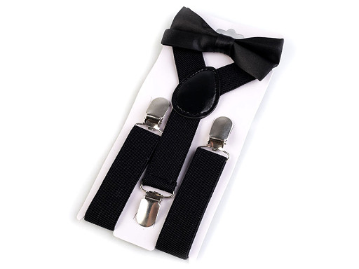 Ensemble de bretelles et nœuds papillon pour enfants