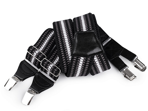 Trouser Braces / Suspenders width 4 cm length 120 cm