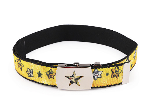 Ceinture enfants avec boucle métallique, largeur 2,6 cm