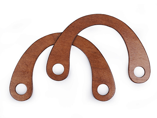 Wood Handles for Purses / Handbags 15x22cm with holes
