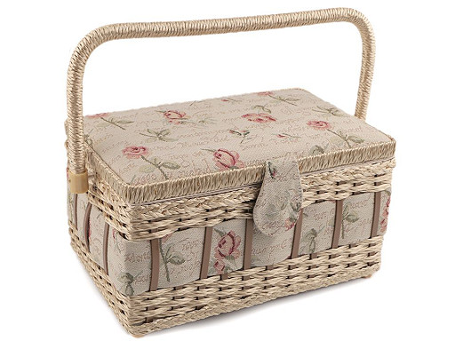 Koszyczek na przybory do szycia z wyściółką