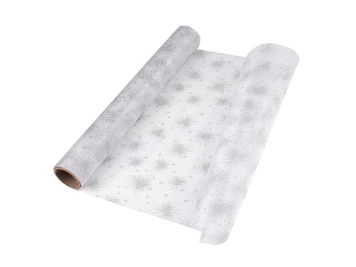Weihnachten Organza Glitzer Breite 36 cm