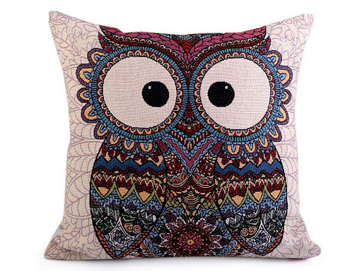Cushion Cover Owls 44x44 cm
