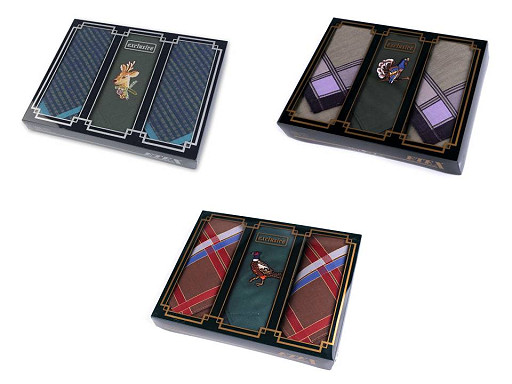 Caja regalo con pañuelos para hombre Caja regalo con pañuelos para hombre