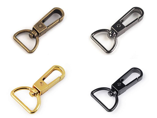  Fém karabiner 20 mm-es delfinkapocs bújtatóval