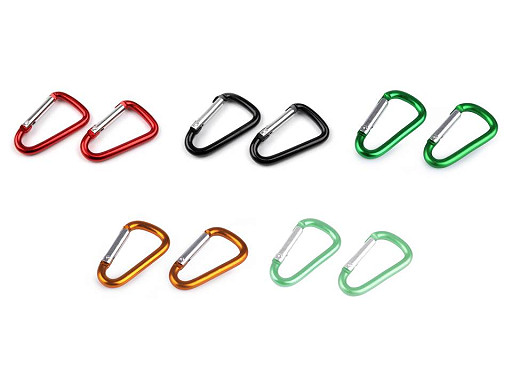 Moschettone a molla, dimensioni: 23 x 39 mm