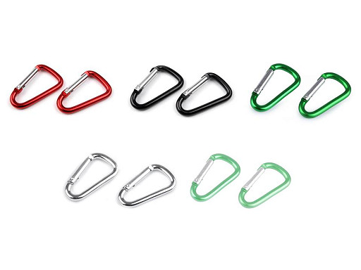 Fém karabiner 23x39 mm