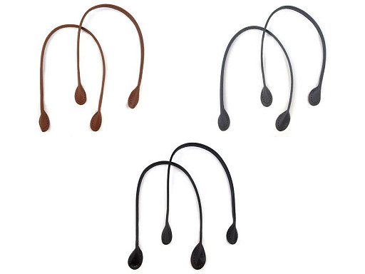 Asas de ecopiel para bolso, largo 60 cm