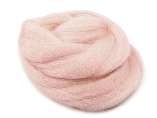 Mèches en laine polaire peignée, 20 g