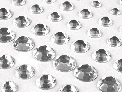 Self Adhesive Rhinestone Crystal Stickers Ø6-12 mm