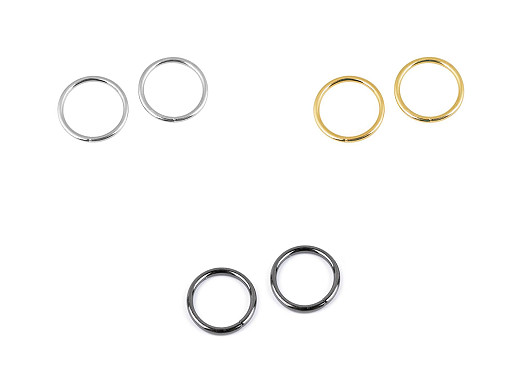 Anneau pour vêtement, Ø 20 mm, acier inoxydable