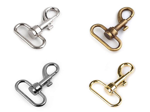 Metal Swivel Snap Hook / Carabiner, fits 32 mm strap