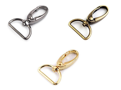  Fém karabiner nyílás szélessége 25 mm-es delfinkapocs