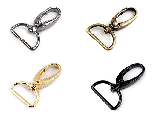  Fém karabiner nyílás szélessége 25 mm-es delfinkapocs