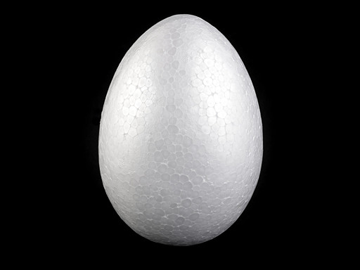 Uovo in polistirolo, per attività di fai-da-te, dimensioni: 14 x 20 cm