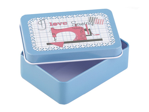 Plechov krabika na it