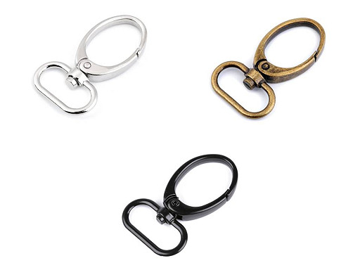 Metal Swivel Snap Hook / Carabiner, 25 mm