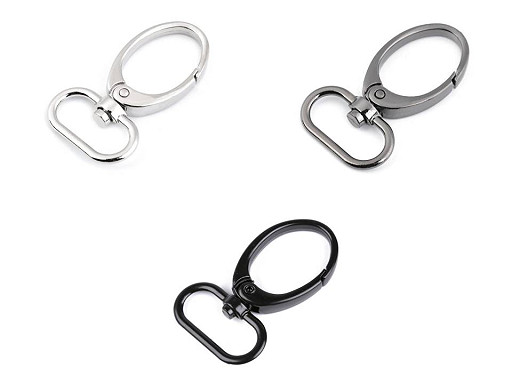 Metal Swivel Snap Hook / Carabiner, 25 mm
