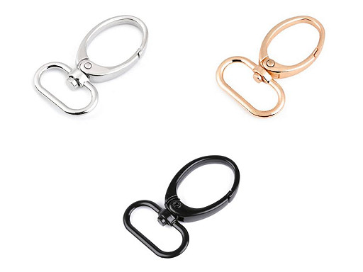 Metal Swivel Snap Hook / Carabiner, fits 25 mm strap
