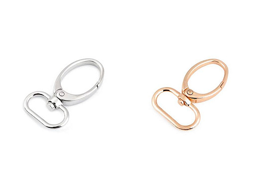 Metal Swivel Snap Hook / Carabiner, fits 25 mm strap