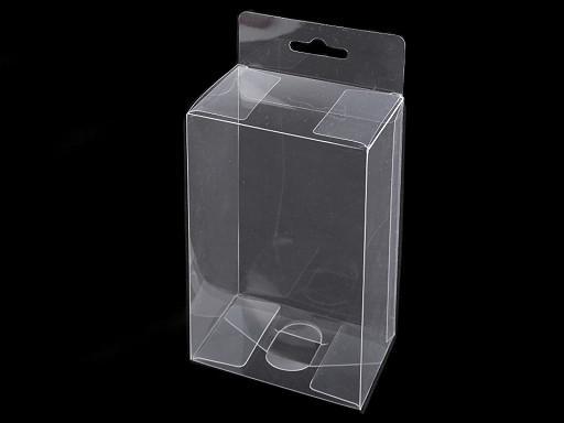 Transparente Kunststoffbox zum Aufhängen