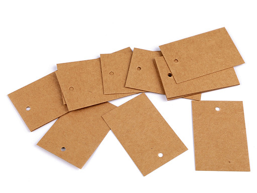 Papierschild 40x60 mm
