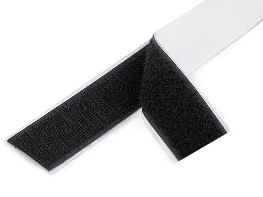Klettband selbstklebend Haken + Plüsch Breite 30 mm