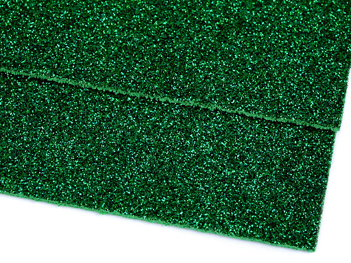 Schaumgummi Moosgummi mit Glitzer 20x30 cm