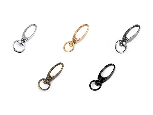 Metal Snap Swivel Hook / Carabiner, 9 mm