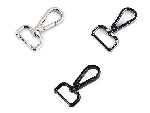 Metal Snap Swivel Hook / Carabiner, 25 mm