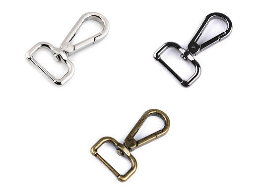 Metal Snap Swivel Hook / Carabiner, 25 mm